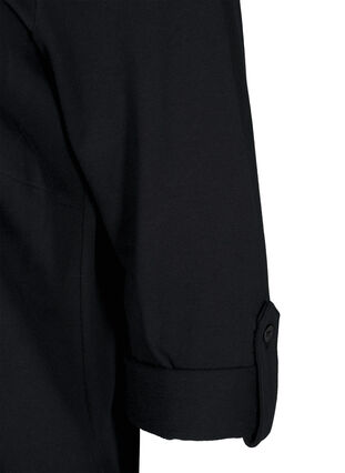 Zizzi Ballongkjole med lommer, Svart, Packshot image number 3