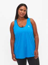 Treningstopp med bryterrygg, Brilliant Blue, Model
