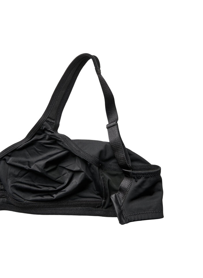 Komfort-BH med polstrede stropper, Svart, Packshot image number 3