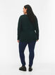 FLASH - Jeggings med bred strikk i midjen, Blå, Model image number 1