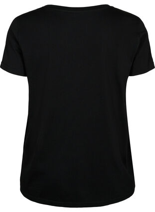 Trenings-t-skjorte med trykk, Black w. Too Legit , Packshot image number 1