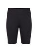 Tettsittende treningsshorts med logo, Black, Packshot image number 0