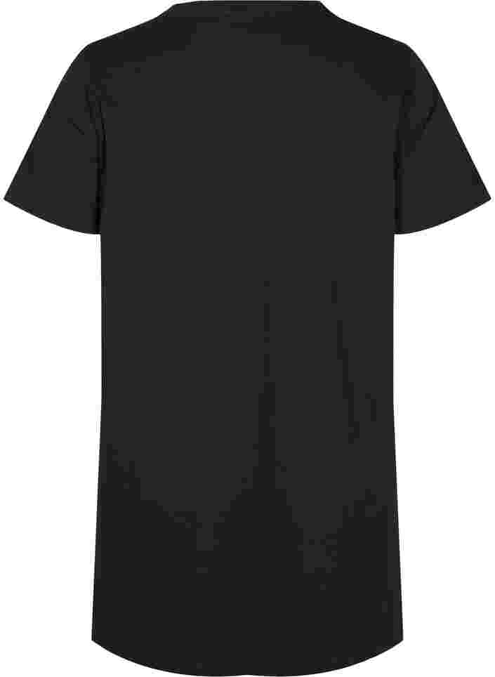 T-skjorte i bomull med korte ermer, Black Tiger w. Foil, Packshot image number 1