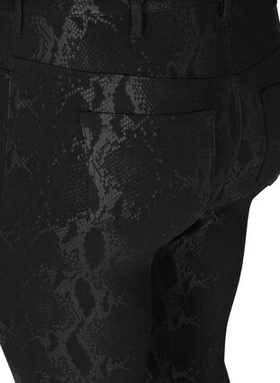 Slim fit bukser med mønster, Black Snake , Packshot image number 3