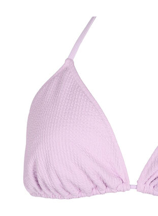 Trekantbikini med kreppet struktur, Orchid Bouquet, Packshot image number 2