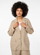 FLASH - Blazer med lommer og splitt, Beige, Model image number 0