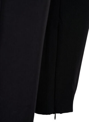Bukser med glidelås ved ankelen, Black, Packshot image number 3