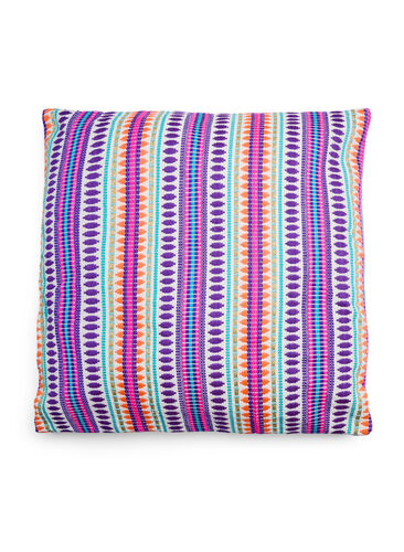 Putetrekk med fargerikt mønster , Purple Comb, Packshot image number 0