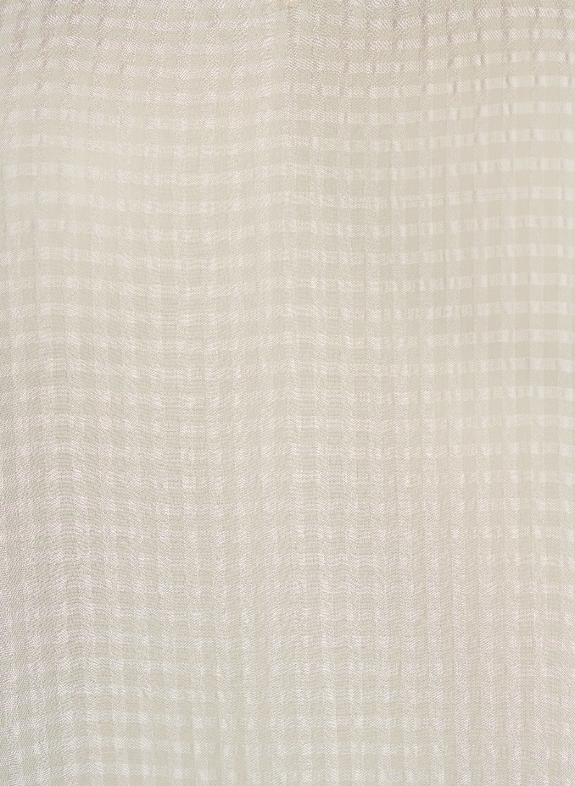 ZizziSeersucker bluse med V-hals, Beige, Packshot image number 2
