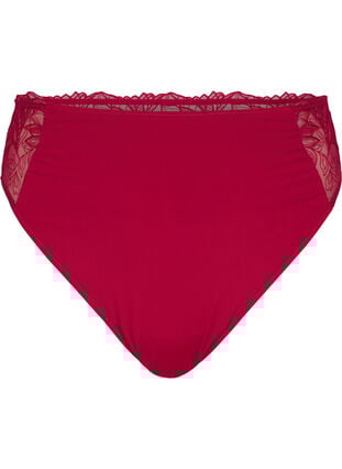 Zizzi Mikrofiberstring med blonde, Rød, Packshot image number 0