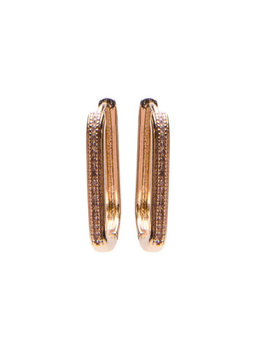 Øredobber med sten, Gold, Packshot image number 0