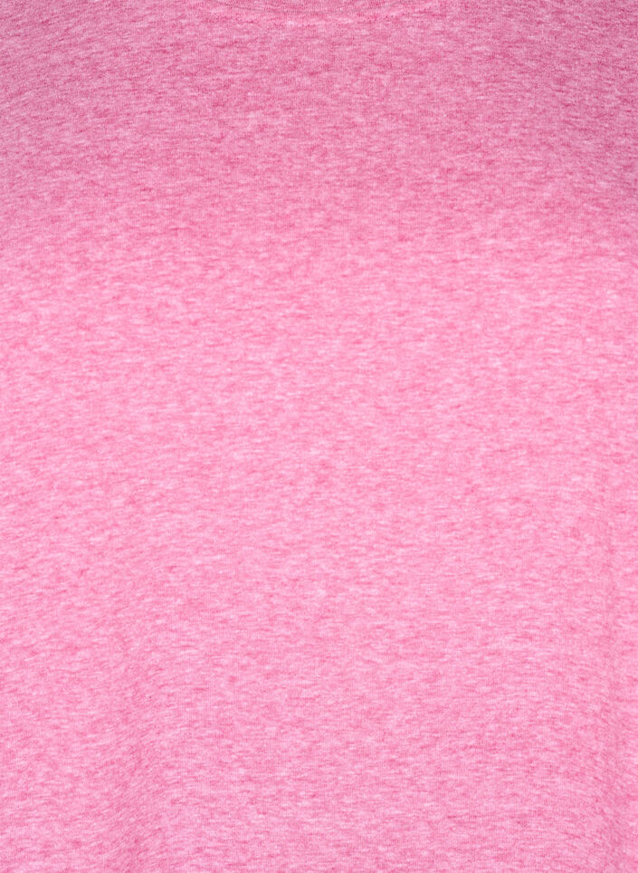 Melert T-skjorte med korte ermer, Rosa, Packshot image number 2