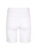 Tettsittende dongerishorts med høy midje, Bright White, Packshot image number 1