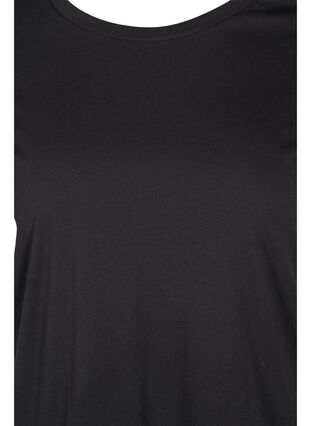 Basis T-skjorte i bomull, Black, Packshot image number 2