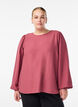 Langermet bluse i viskose, Rosa, Model image number 0
