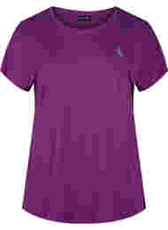 Ensfarget t-skjorte til trening, Grape Juice