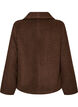 Kort jakke med asymmetrisk knappelukking, Brun, Packshot image number 1