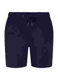 Løse shorts med knyting og lommer, Navy Blazer