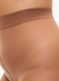Solbrune tights i 25 denier, Beige