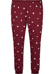 Pyjamasbukser med trykk, R&oslash;d