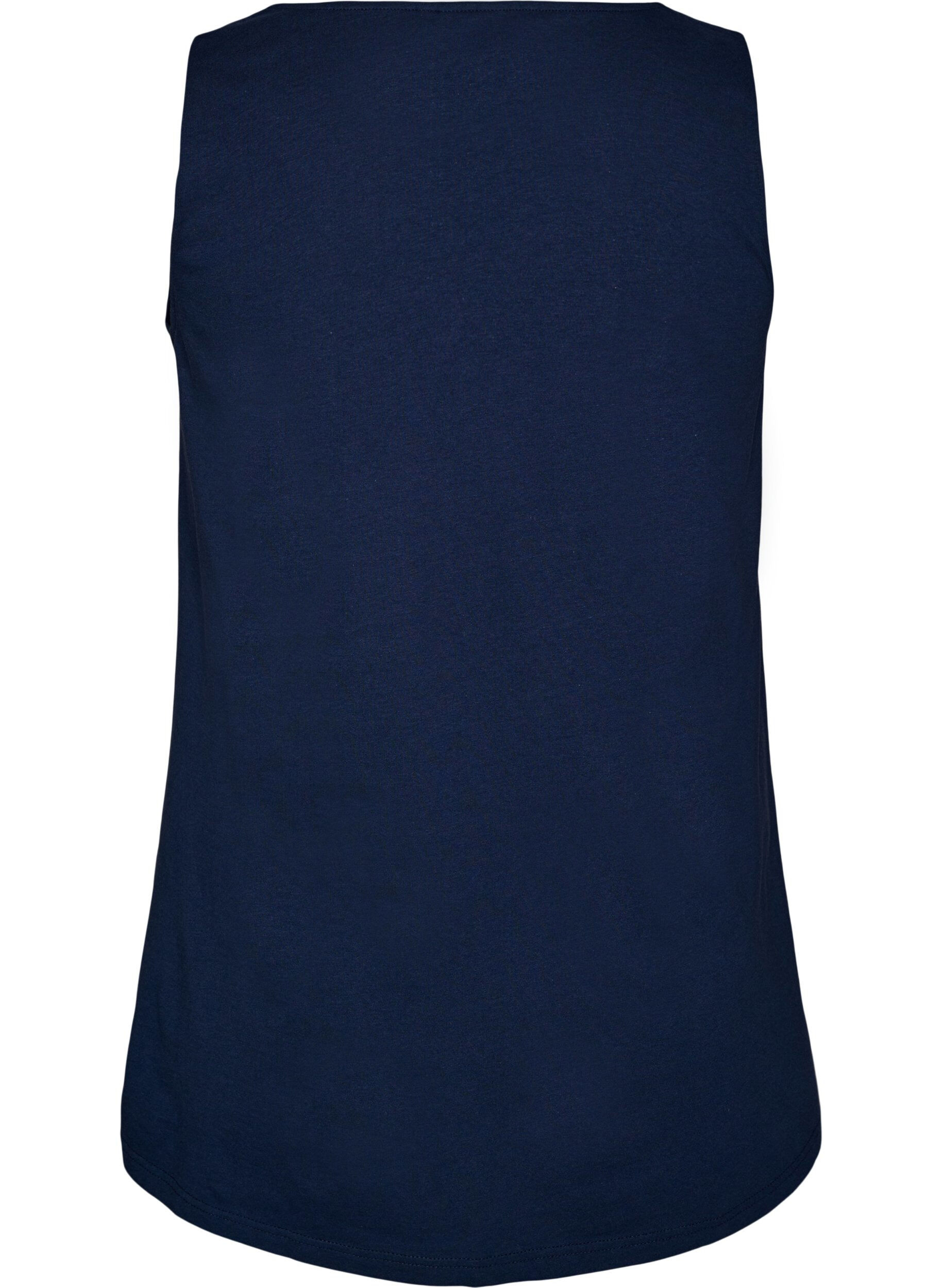 ZizziBomullstopp med A-form, Bl&aring;, Packshot image number 1