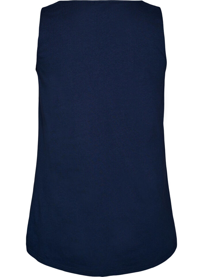 Bomullstopp med A-form, Bl&aring;, Packshot image number 1