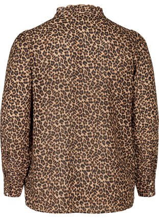Skjorte med leopardprint, Leo, Packshot image number 1