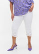 Blomstrete viskosebluse med snøredetalj, Lilac Flower Print, Model image number 2