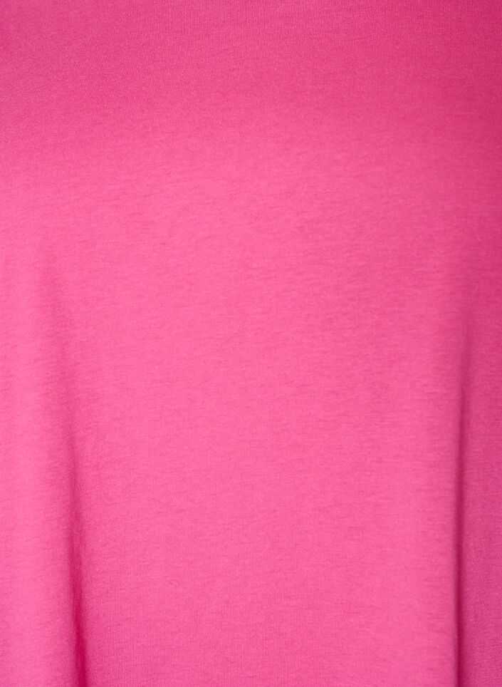 Kortermet T-skjorte i bomullsblanding, Rosa, Packshot image number 2