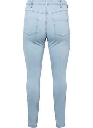 Zizzi Super slim Amy jeans med høyt liv, Blå, Packshot image number 1