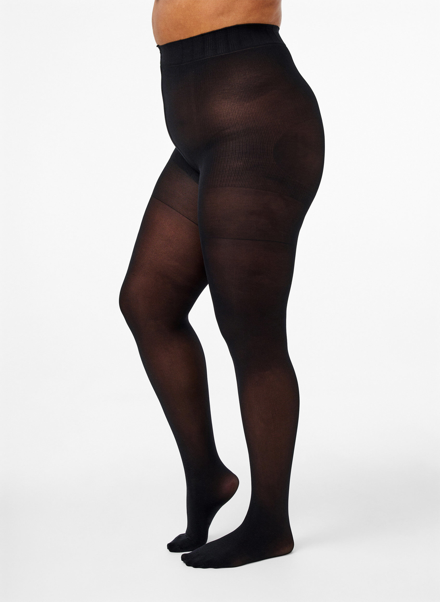 Str&oslash;mpebukser 60 denier med push-up og shape-effekt, Svart, Model