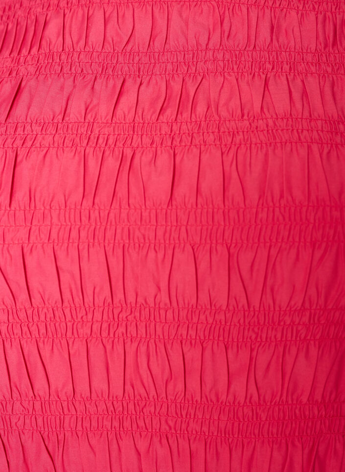 Smock-topp med b&aring;thals og peplum-fald, Rosa, Packshot image number 2