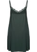 Nattkjole i viskose med blondekant, Grønn, Packshot image number 1