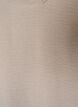Bluse med ballongsilhuett og V-hals, Beige, Packshot image number 2