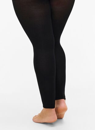 Zizzi Leggings i 200 denier, Svart, Model image number 1