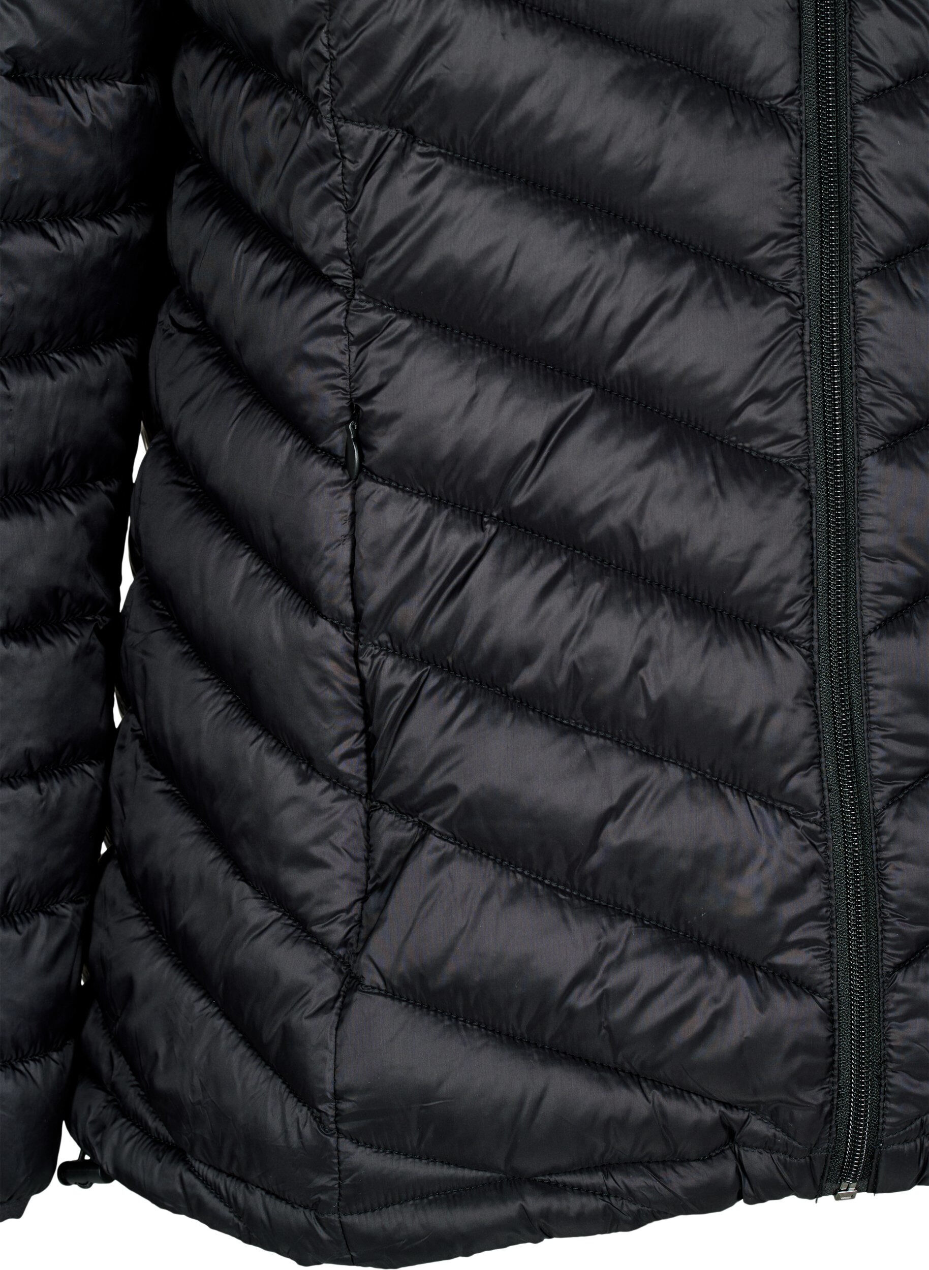 ZizziLett jakke med lommer, Svart, Packshot image number 3