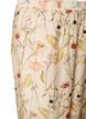 H&oslash;y midje viskosebukser med blomstertrykk, Beige, Packshot image number 2