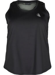 Treningstopp med bryterrygg og mesh, Black