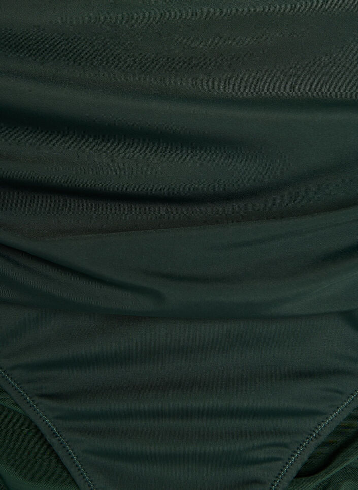 H&oslash;ytlivs-bikinitruse med drapering, Gr&oslash;nn, Packshot image number 2