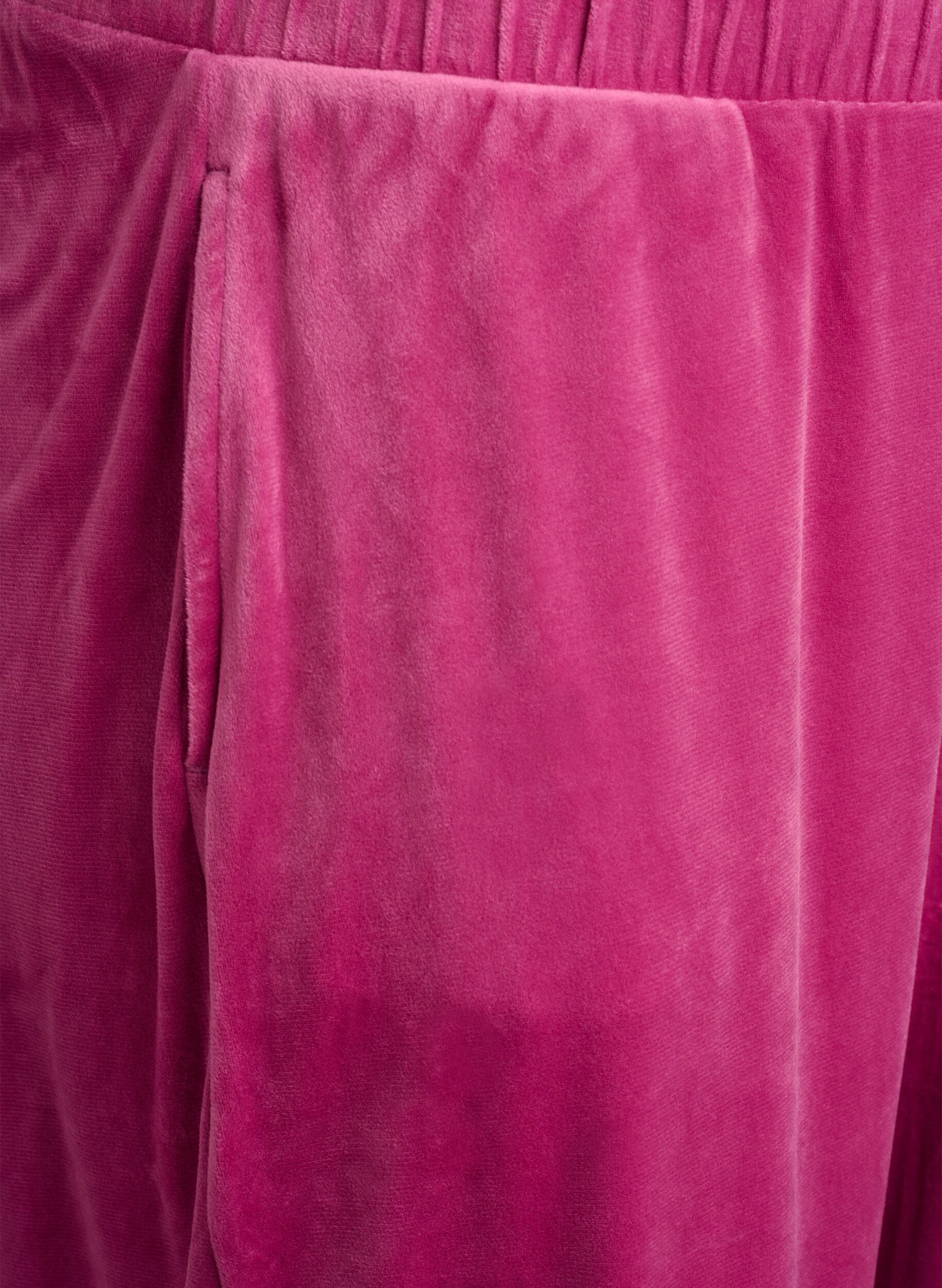 Zizzi Velourbukser med lommer, Boysenberry, Packshot image number 2