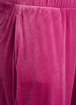 Zizzi Velourbukser med lommer, Boysenberry, Packshot image number 2