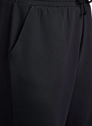 Zizzi Løstsittende bukser i modalblanding, Svart, Packshot image number 2