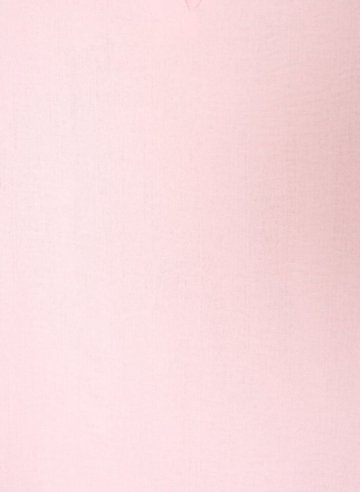 L&oslash;s bluse med korte ermer, Rosa, Packshot image number 2
