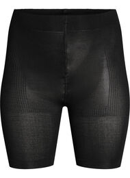 2-pakning push-up shorts i 60 denier med shaping-effekt, Svart