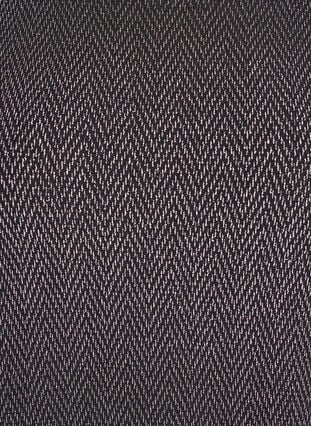 Zizzi Bluse med glittermønster og 3/4-ermer, Svart, Packshot image number 2