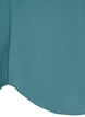 Bluse med korte ermer og rund hals, Gr&oslash;nn, Packshot image number 3