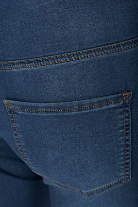 Super slim Amy jeans med høyt liv, Blue d. washed, Packshot image number 3