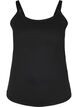 Light shapewear topp med justerbare stropper, Black, Packshot image number 0