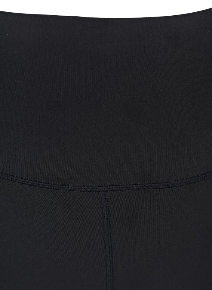 Tettsittende treningsshorts, Black, Packshot