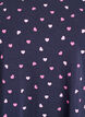 Nattbluse med et trykk, Bl&aring;, Packshot image number 2